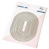 Essentials: Nested Elongated Ovals Blanket Stitched die